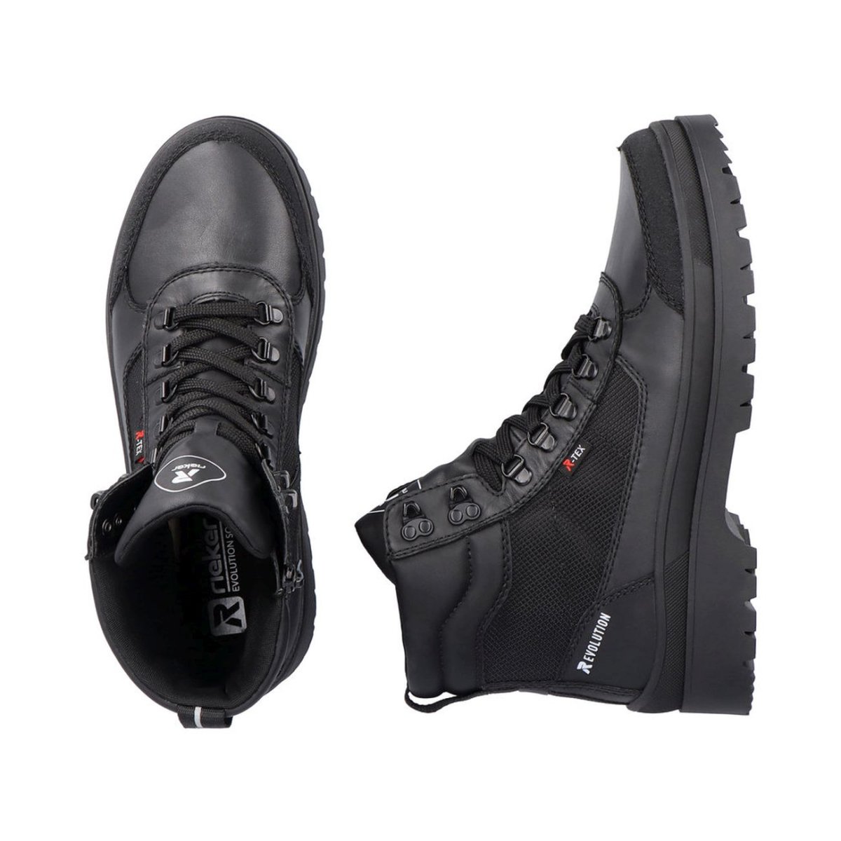 detail Pánská kotníková obuv Rieker Revolution U0270-00 černá