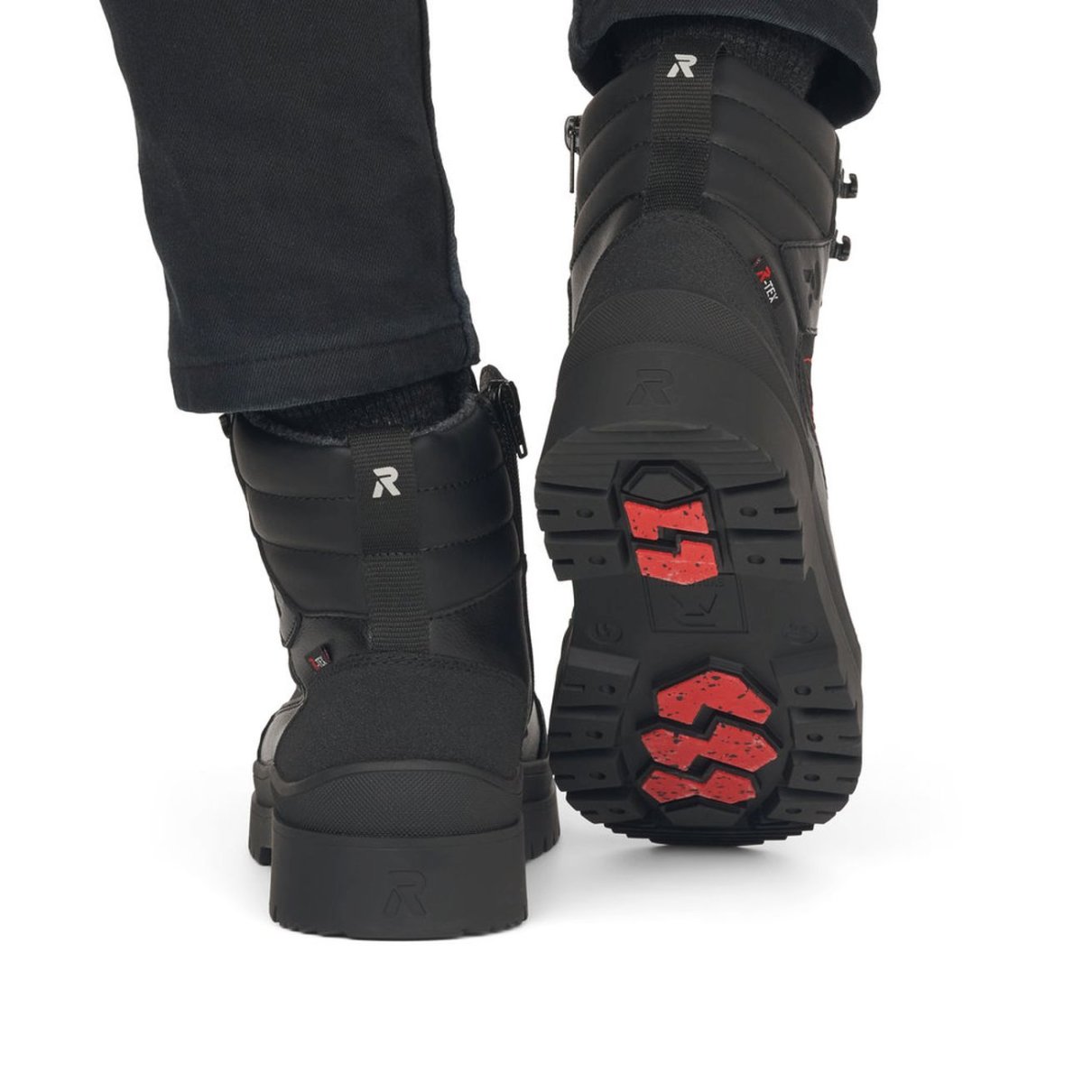 detail Pánská kotníková obuv Rieker Revolution U0271-00 černá