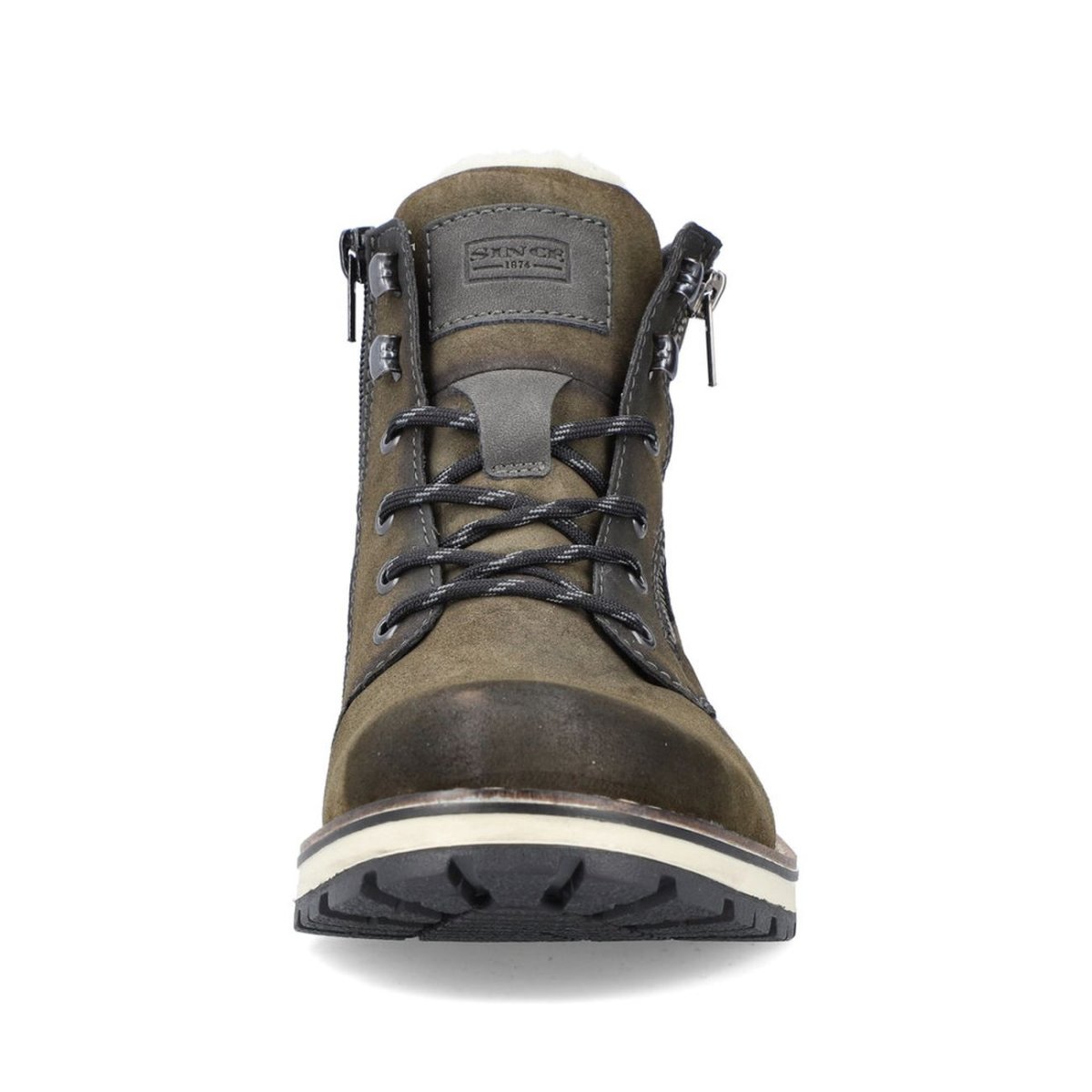 detail Pánská kotníková obuv Rieker 38425-54 zelená