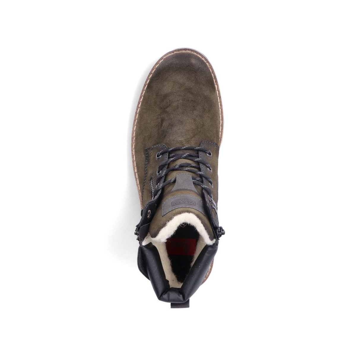 detail Pánská kotníková obuv Rieker 38425-54 zelená