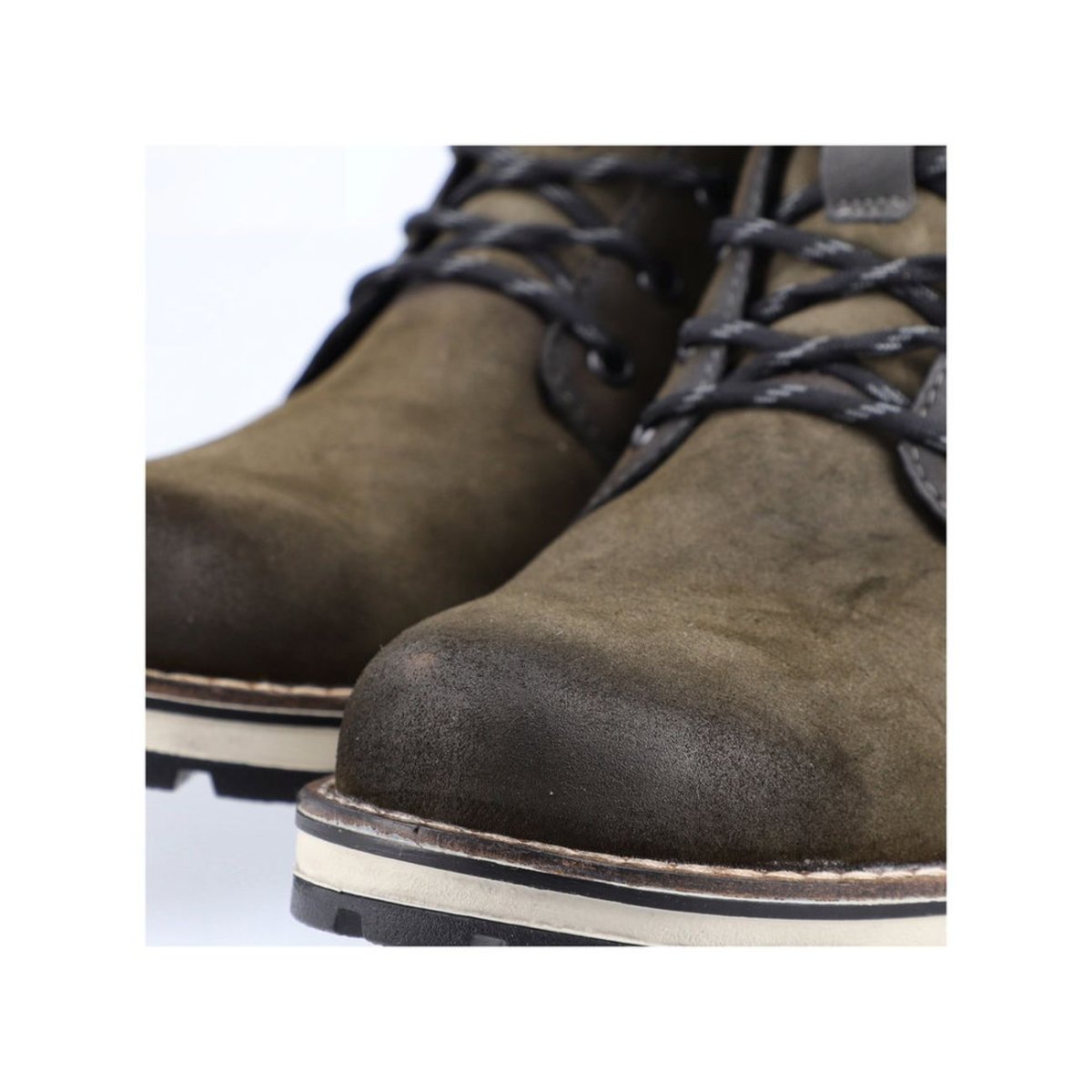 detail Pánská kotníková obuv Rieker 38425-54 zelená