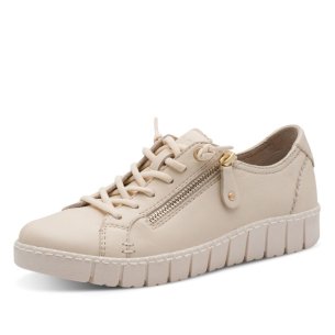 Dámské kožené tenisky Jana 23704-46 400 béžová