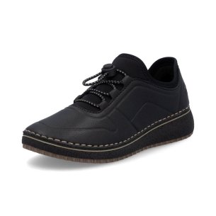 Dámské kožené tenisky Rieker 50960-00 černá