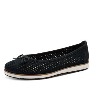 Dámské kožené baleríny Tamaris 22121-42 805 modrá