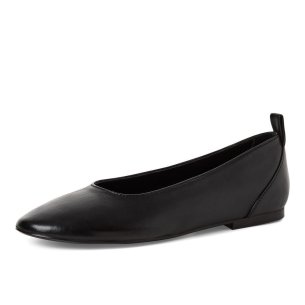 Dámské kožené baleríny Tamaris 22100-46 001 černá