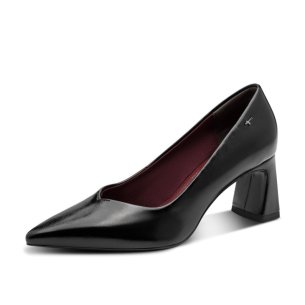 Dámské kožené lodičky Tamaris 22452-45 0A1 černá