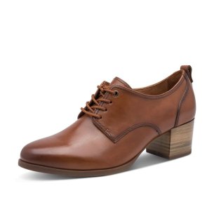 Dámské kožené polobotky Tamaris 23307-42 305 hnědá