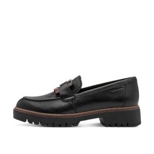 Dámské kožené mokasíny Tamaris 24722-43 003 černá