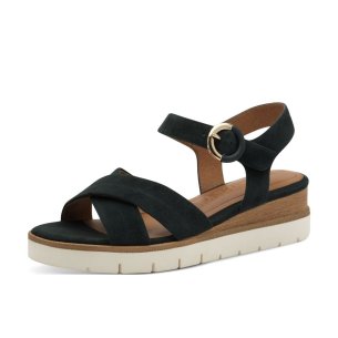 Dámské kožené sandály Tamaris 28202-42 805 modrá