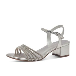 Dámské sandály Tamaris 28248-44 957 stříbrná