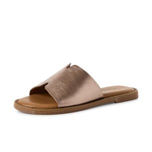 Dámské kožené nazouváky Tamaris 27135-42 915 bronzová