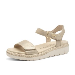 Dámské kožené sandály Tamaris 28260-42 179 zlatá
