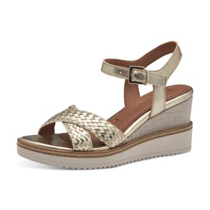Dámské sandály Tamaris 28351-44 933 zlatá