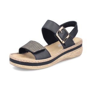 Dámské sandály Rieker V0951-00 černá