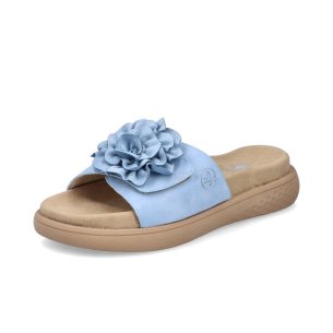 Dámské pantofle Rieker V1562-10 modrá