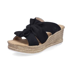 Dámské pantofle Rieker 68789-00 černá