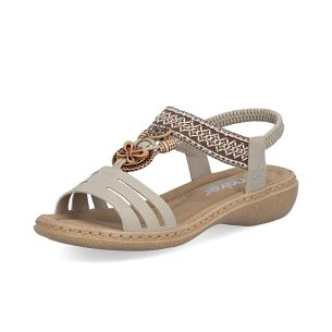 Dámské sandály Rieker 61855-62 béžová