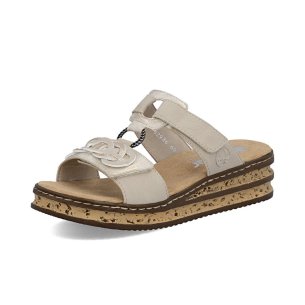 Dámské pantofle Rieker 62936-60 béžová