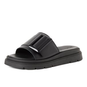 Dámské kožené nazouváky Tamaris 27234-44 001 černá