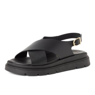 Dámské kožené sandály Tamaris 28270-42 003 černá