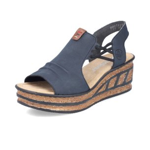 Dámské sandály Rieker 68175-14 modrá