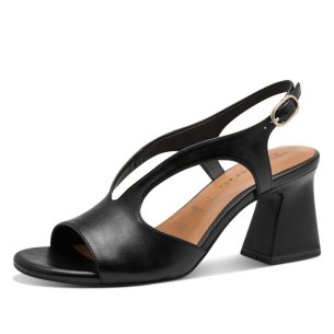 Dámské kožené sandály Tamaris 28316-44 007 černá