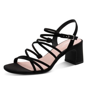 Dámské kožené sandály Tamaris 28325-46 001 černá