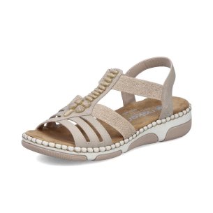 Dámské sandály Rieker 66201-62 béžová