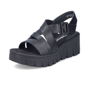 Dámské sandály Rieker 68063-00 černá