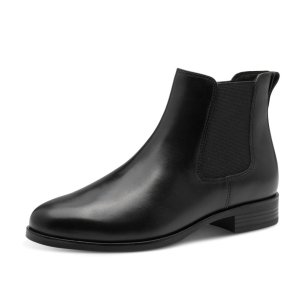 Dámská kožená kotníková obuv Tamaris 25377-45 001 černá