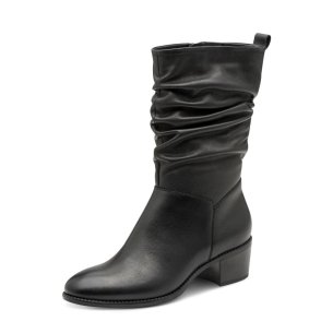 Dámské kožené kozačky Tamaris 25379-45 003 černá