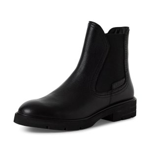 Dámská kožená kotníková obuv Tamaris 25422-45 001 černá