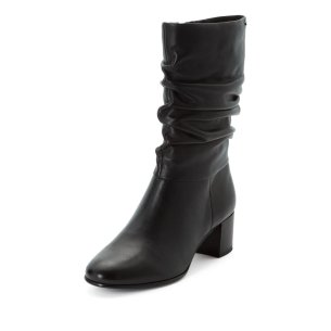 Dámské kožené kozačky Tamaris 25381-47 003 černá