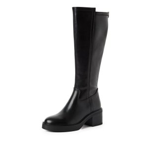 Dámské kožené kozačky Tamaris 25500-47 003 černá