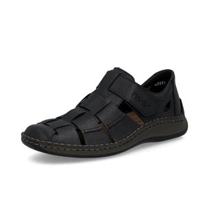 Pánské kožené sandály Rieker 05281-00 černá