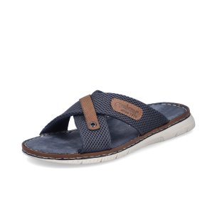 Pánské pantofle Rieker 21340-14 modrá