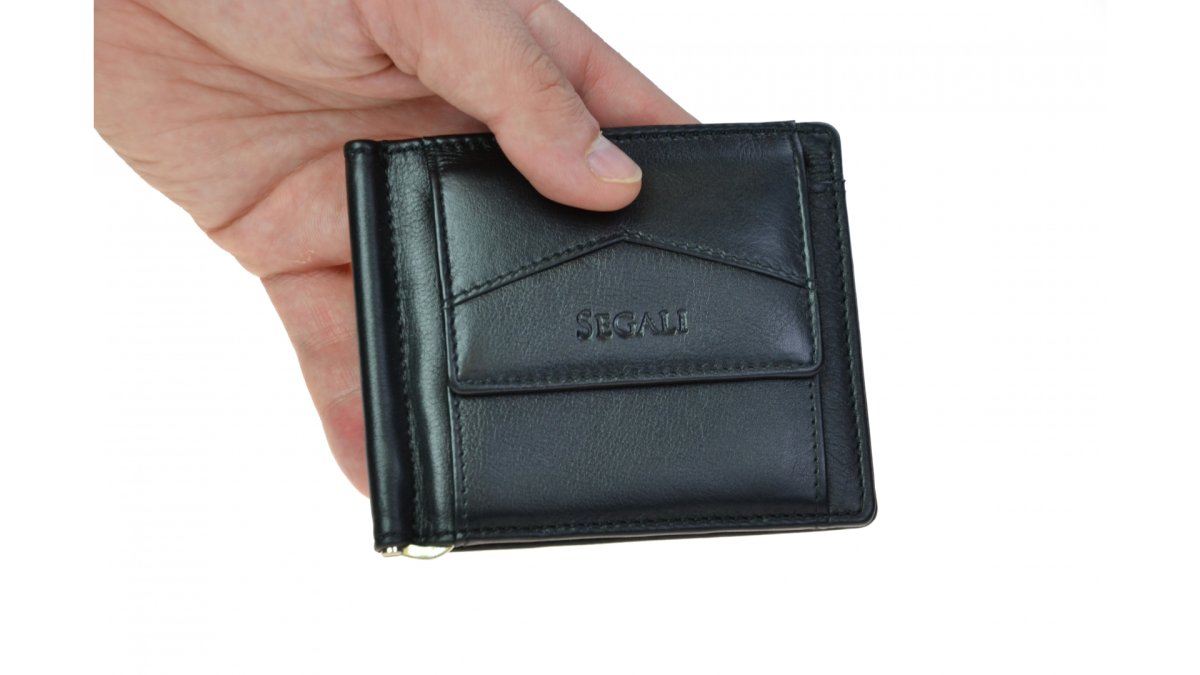 detail Pánská dolarovka Segali SG-1741 černá