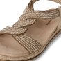 náhled Dámské sandály Tamaris 28200-44 964 zlatá