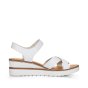 náhled Dámské sandály Rieker V38G9-80 bílá