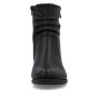 náhled Dámská kožená kotníková obuv Rieker 78656-00 černá