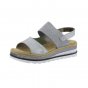 náhled Dámské kožené sandály Rieker V7982-90 šedá