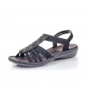 Dámské sandály Rieker 60870-00 černá