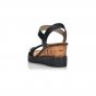 náhled Dámské kožené sandály Rieker V3554-00 černá