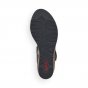 náhled Dámské kožené sandály Rieker V38F3-00 černá