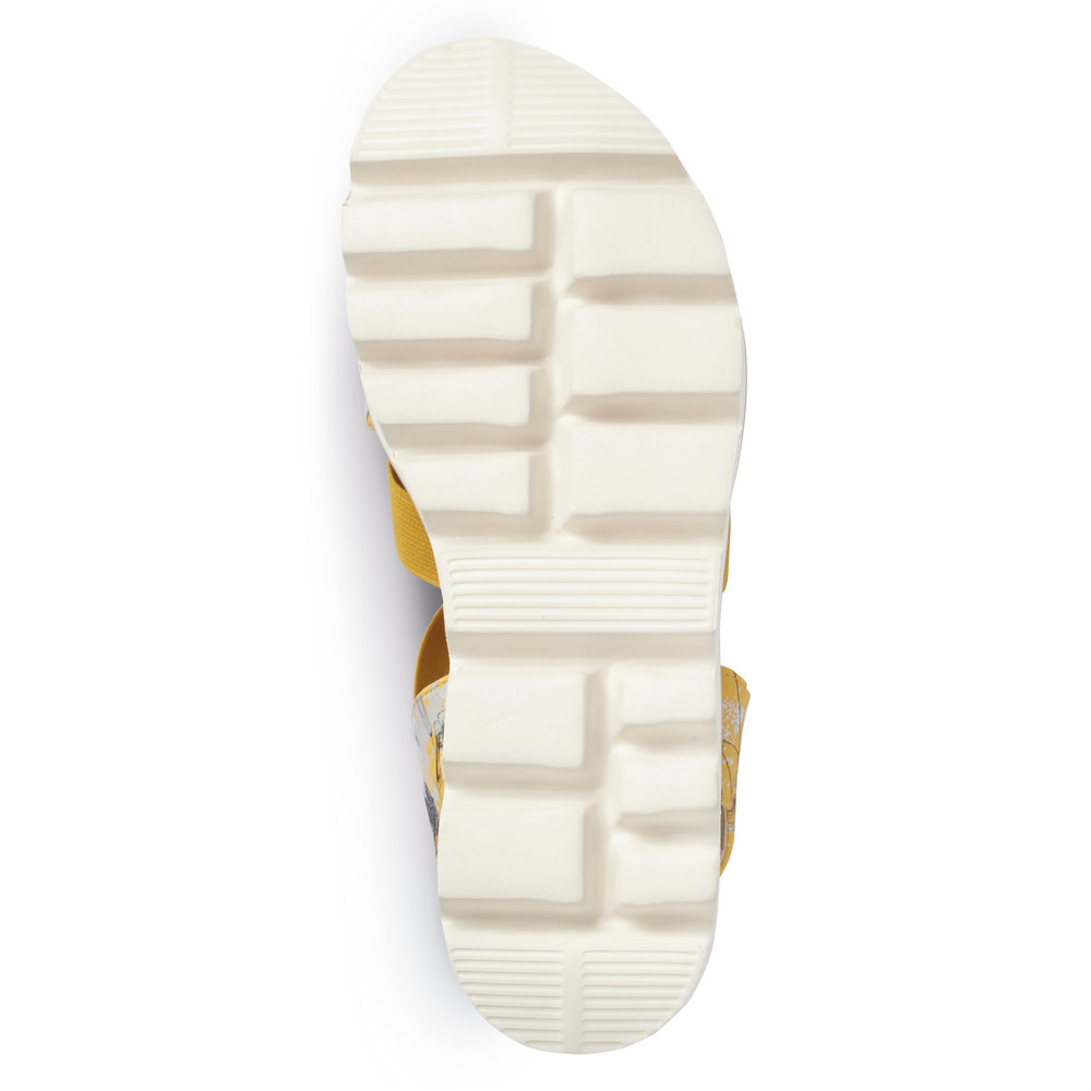 detail Dámské sandály Rieker V7371-91 žlutá