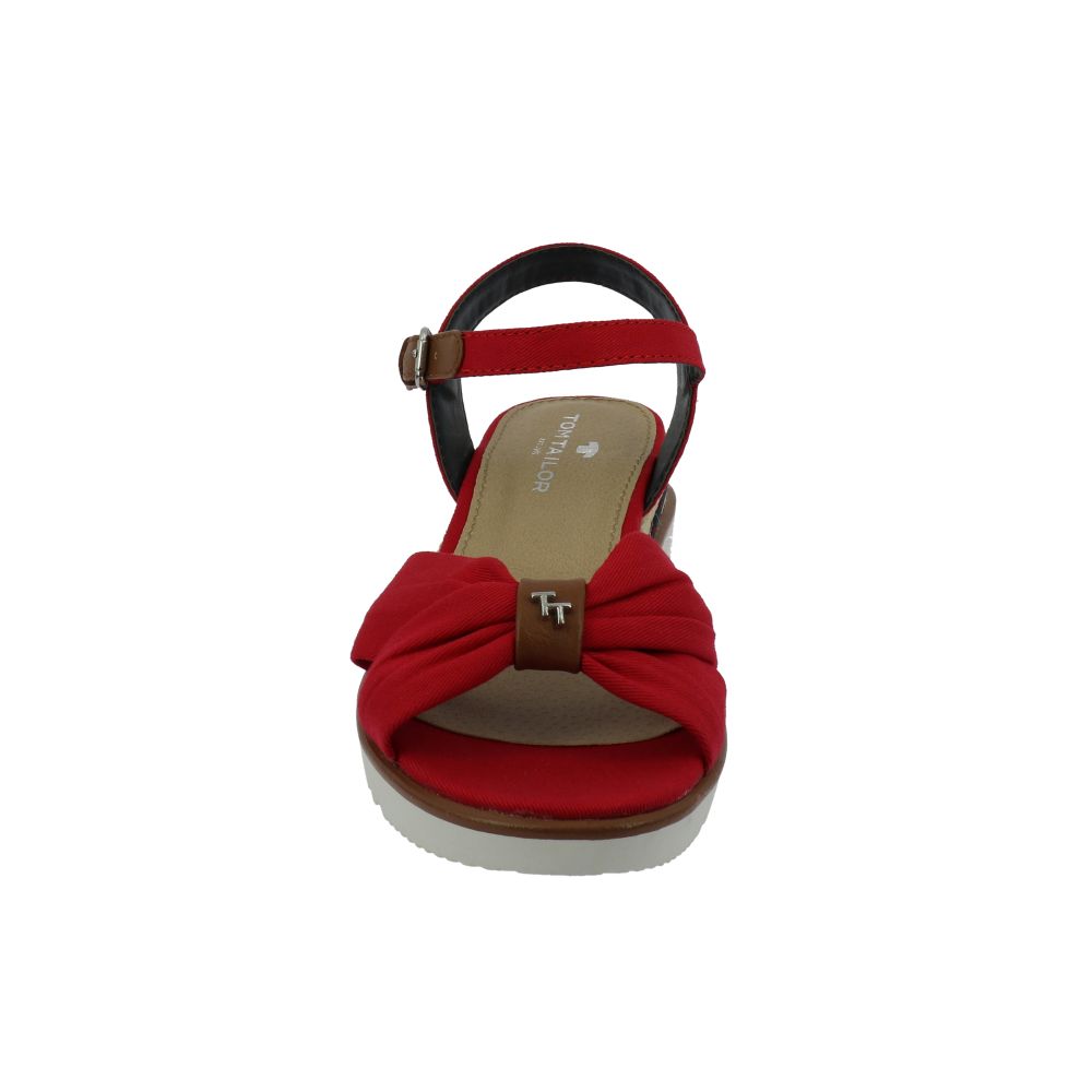 detail Dámské sandály Tom Tailor 1192901 červená