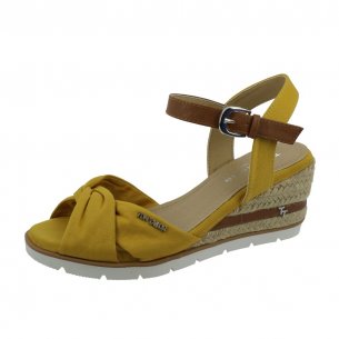 Dámské sandály Tom Tailor 1190403 žlutá