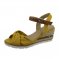 detail Dámské sandály Tom Tailor 1190403 žlutá