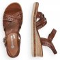 náhled Dámské kožené sandály Remonte D3055-24 hnědá
