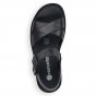náhled Dámské kožené sandály Remonte D7950-00 černá